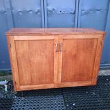 Low storage sideboard 2 doors iron base year 50 60