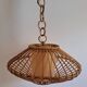 Vintage bamboo pendant light