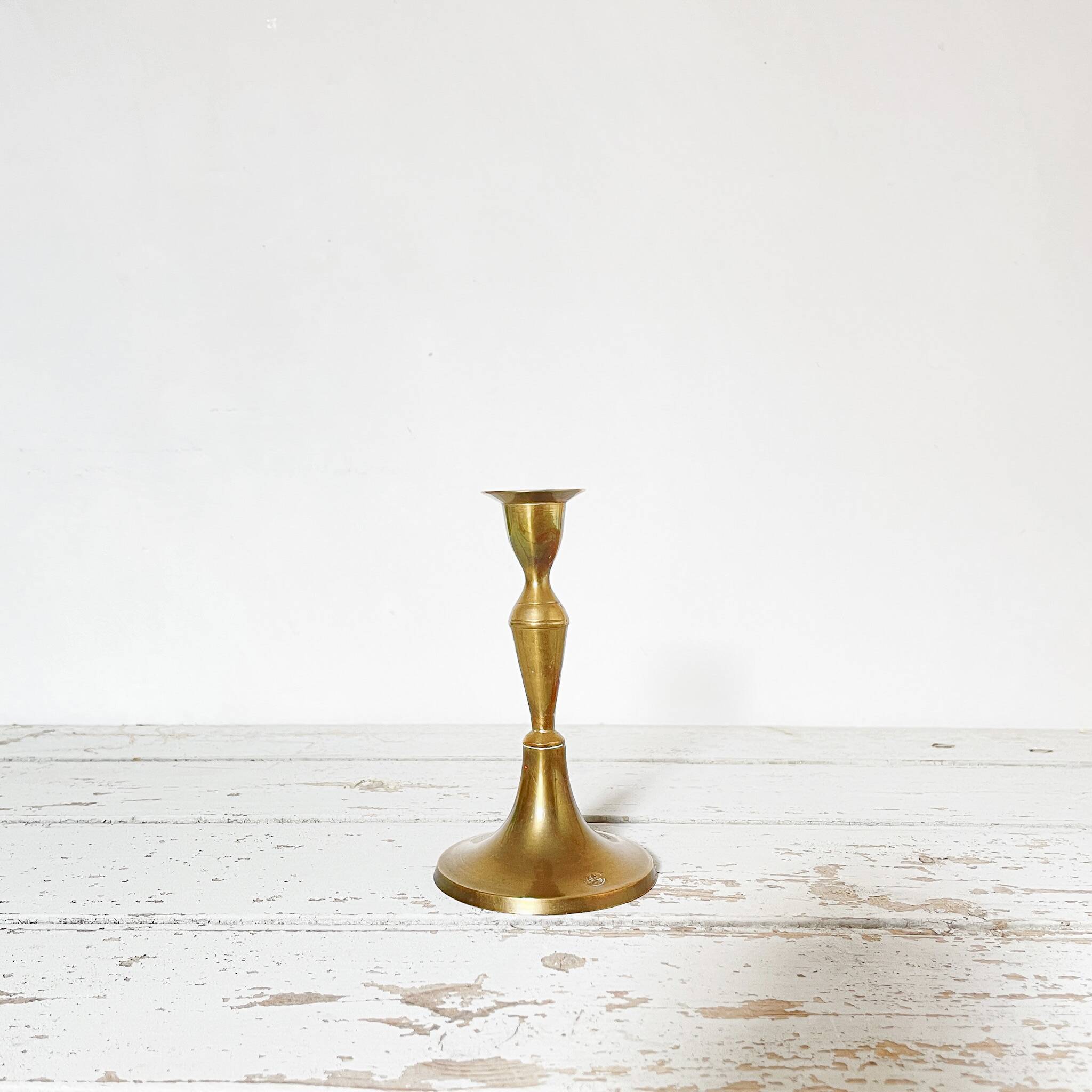 Small brass candle holder