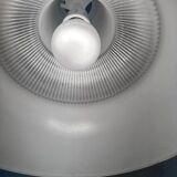 Holophane glass chandelier from the 1970s.