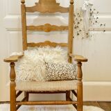 Armchair by the fireplace