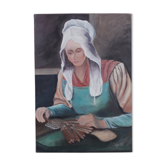 Old portrait of a woman