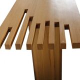 Modernist wooden console table, Italy