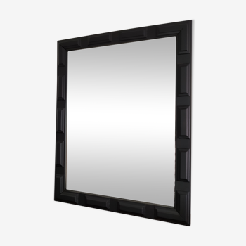 Miroir rectangulaire ancien noir 54x74cm