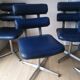 4 sièges de coiffeur style Space Age, années 70