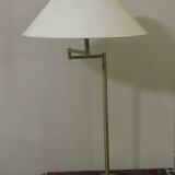 Lampadaire à bras pivotant multi-réglable en laiton Walter von Nessen, États-Unis, années 1960