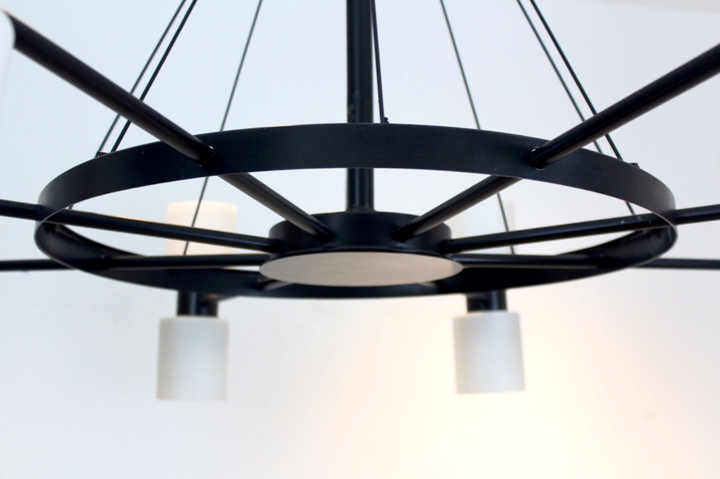 Zonnewende sixteen light chandelier by JW Bosman for Raak Amsterdam 1965