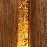 Handmade Mid-Century Modern Light ZENITH Solid Wood Sculptural Floor lamp