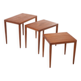 Nesting tables by H.W. Klein for Bramin, Denmark 1960s