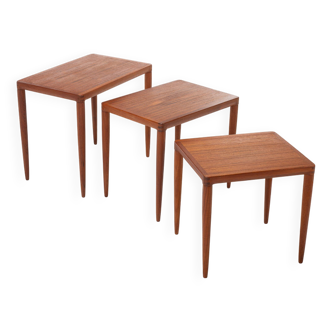 Nesting tables by H.W. Klein for Bramin, Denmark 1960s