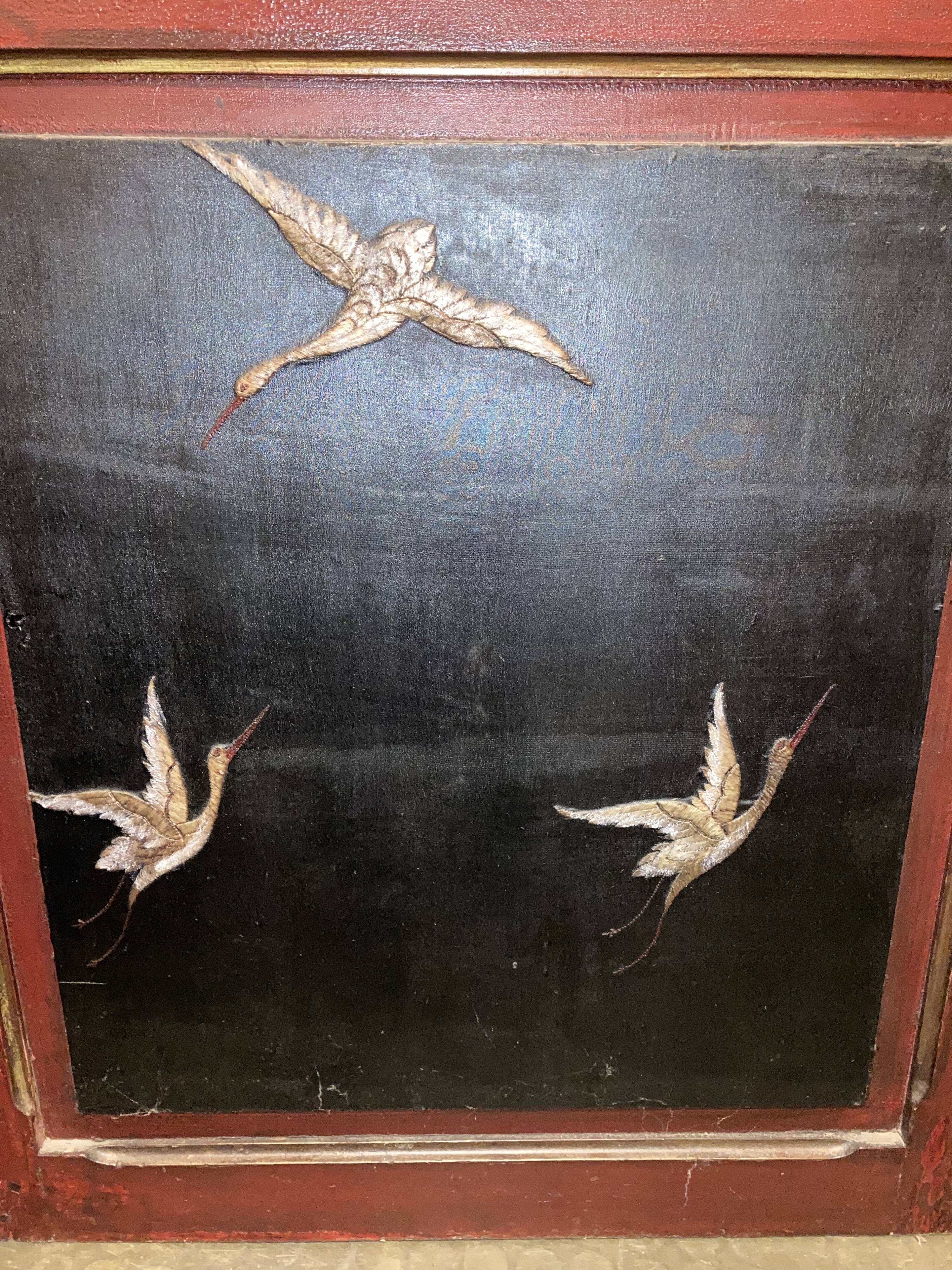 art nouveau smoking cabinet door set