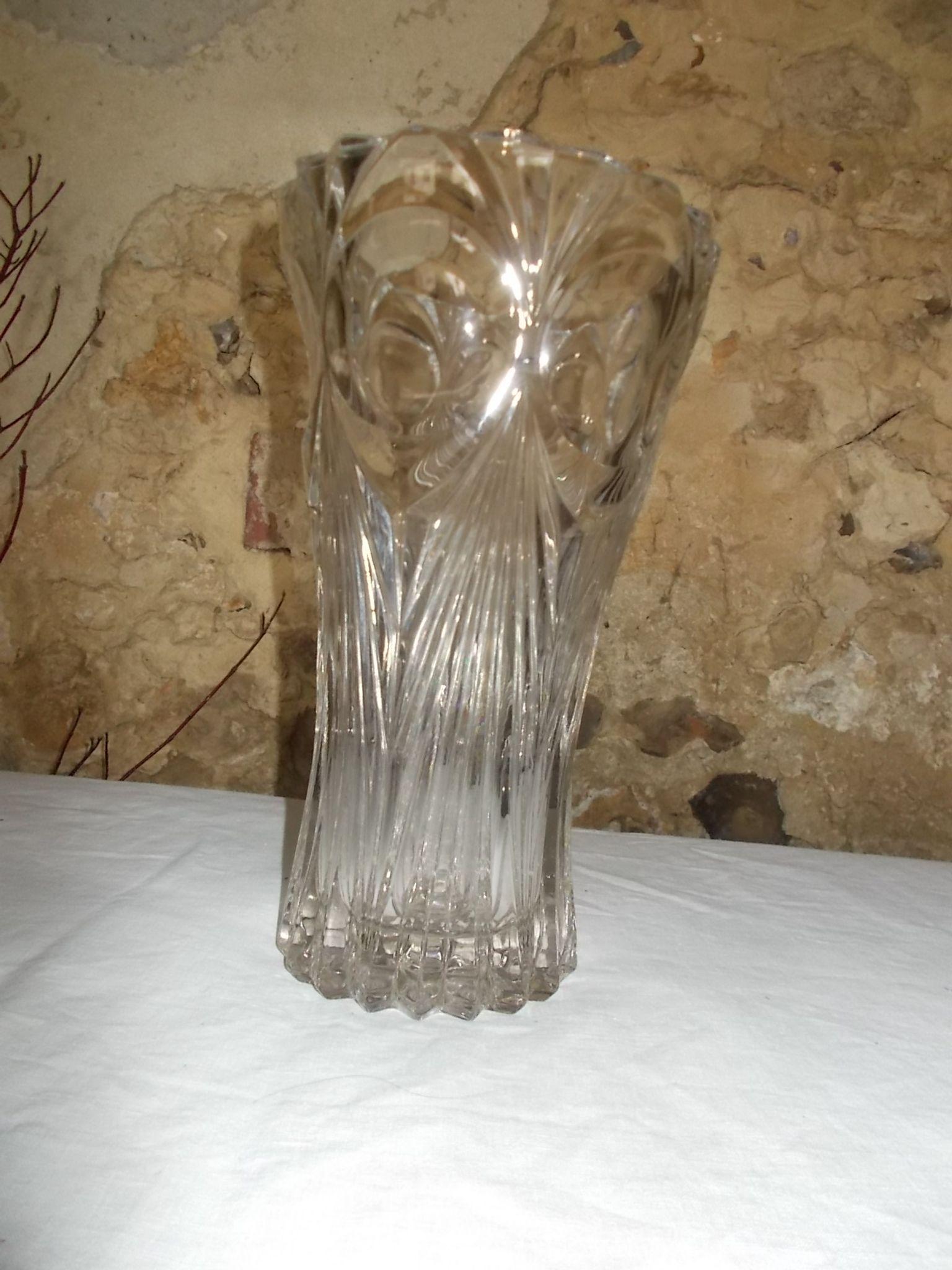 Vase en cristal