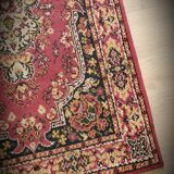 Wool and red cotton carpets