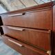 Vintage teak row 60 year
