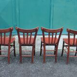 Lot of 8 bistro chairs