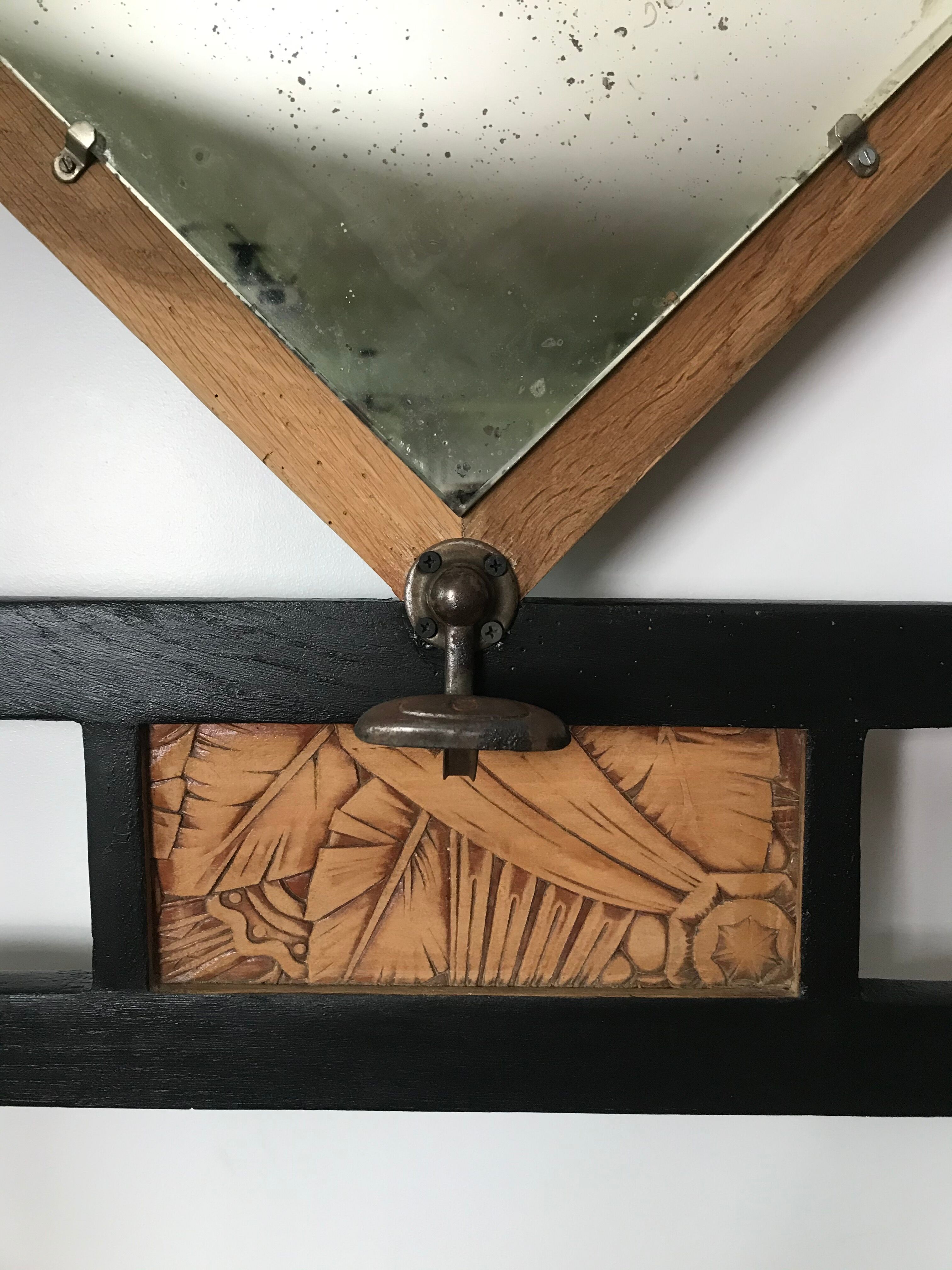 Vintage coat rack cloakroom