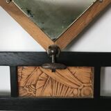 Vintage coat rack cloakroom