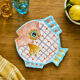 Hand-painted ceramic fish plate – Vietri sul Mare, Italy