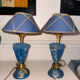 Pair of Lamps Pierre Cazenove - Anthropomorphic Mask Sculpture Bron