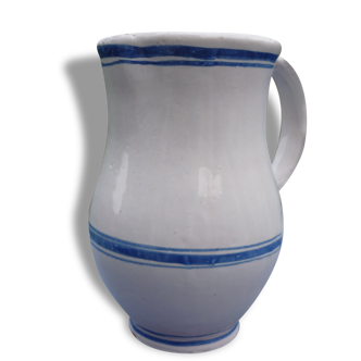 Large pitcher, water or wine jug, Spanish earthenware