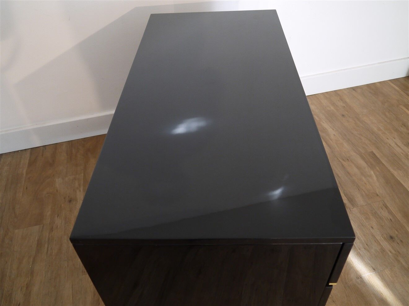 Wooden wooden dresser Laqué de Roche bobois 1970