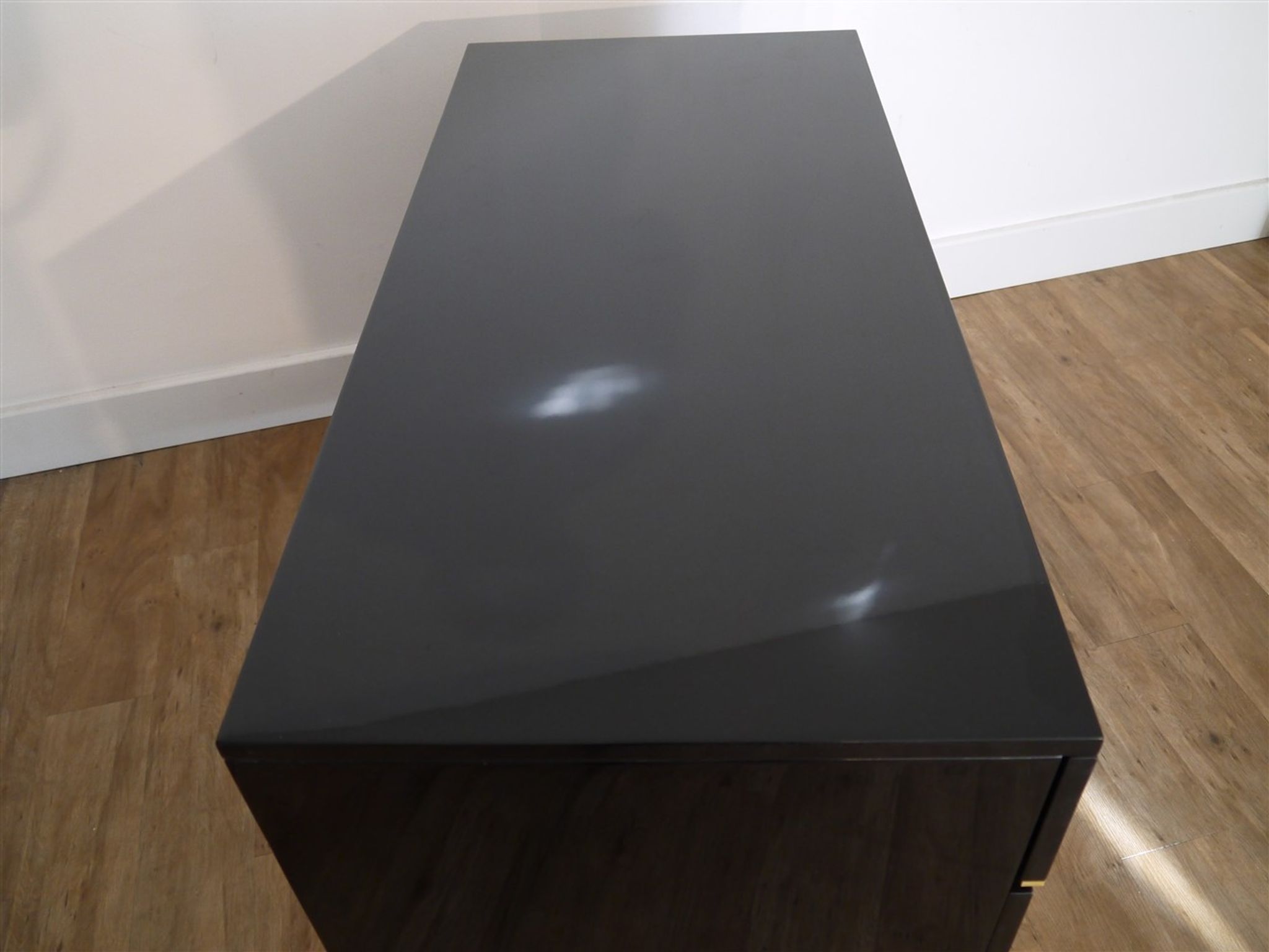 Wooden wooden dresser Laqué de Roche bobois 1970