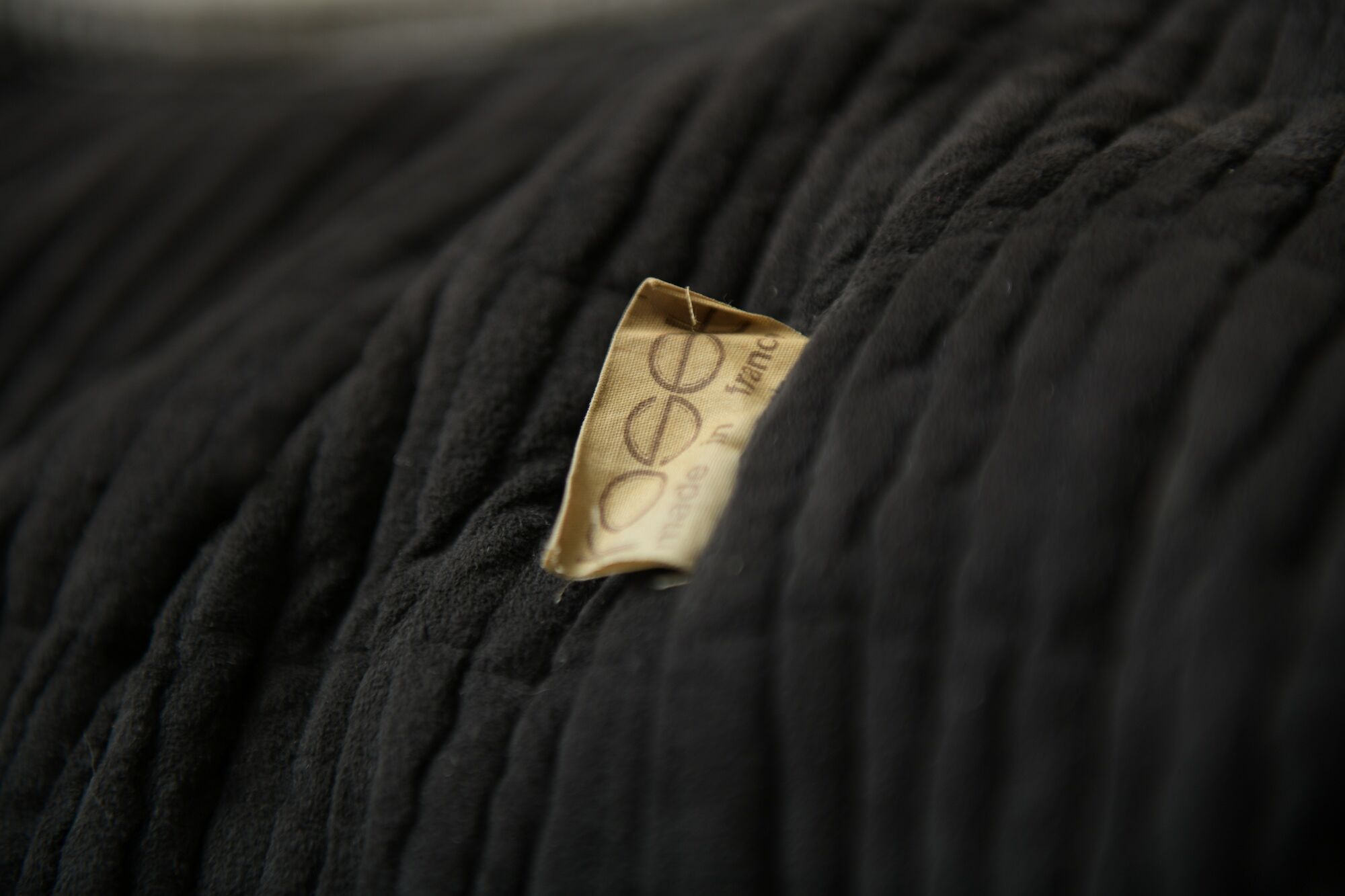 Yoko sofa in alcantara by Michel Ducaroy for Ligne Roset France