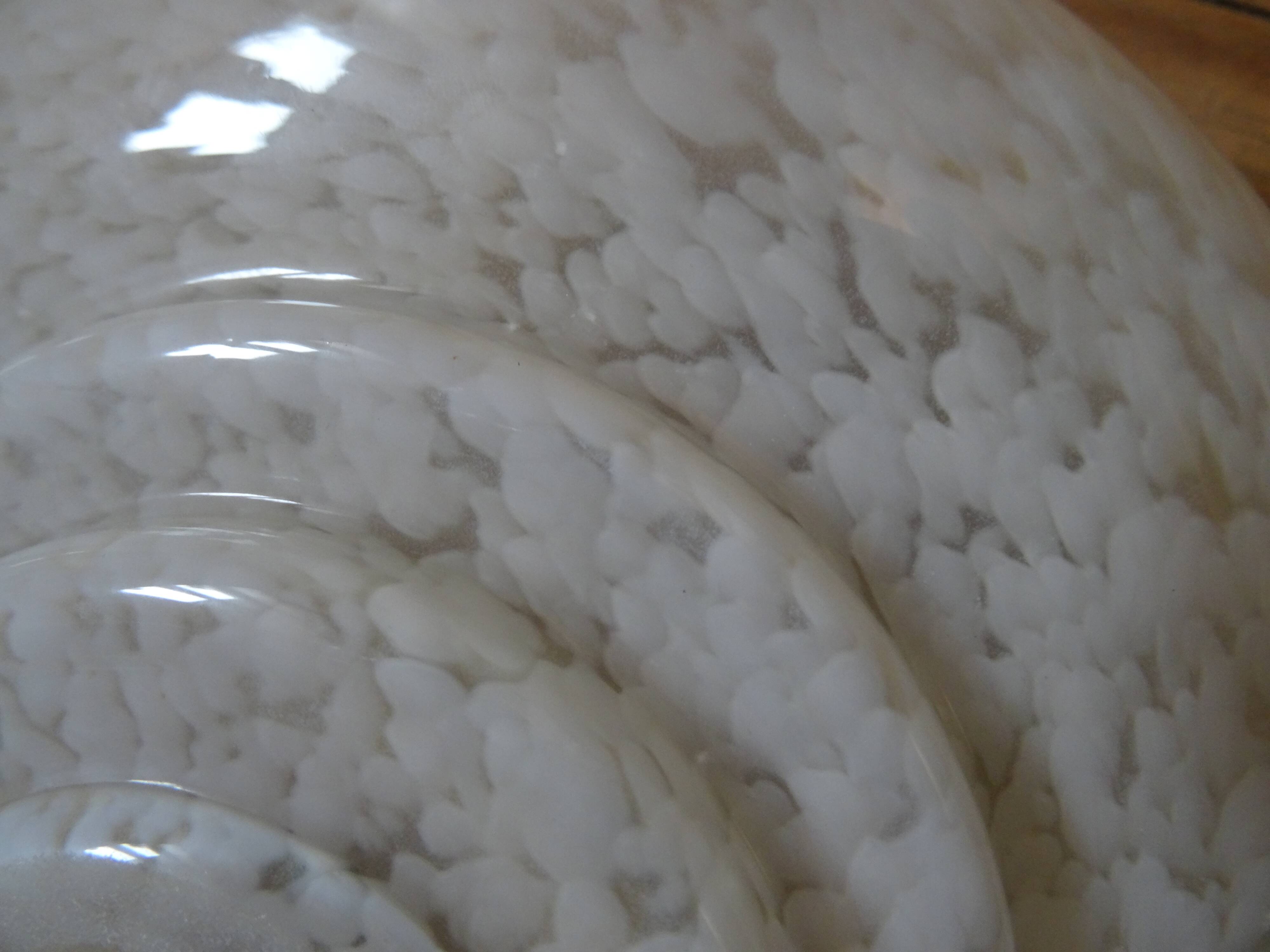 Set of 3 glass globes to hang