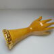 Yellow vintage ceramic hand