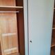 Armoire années 50 chêne et kaki clair