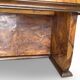 Italian burl walnut art deco console table, 1930s.