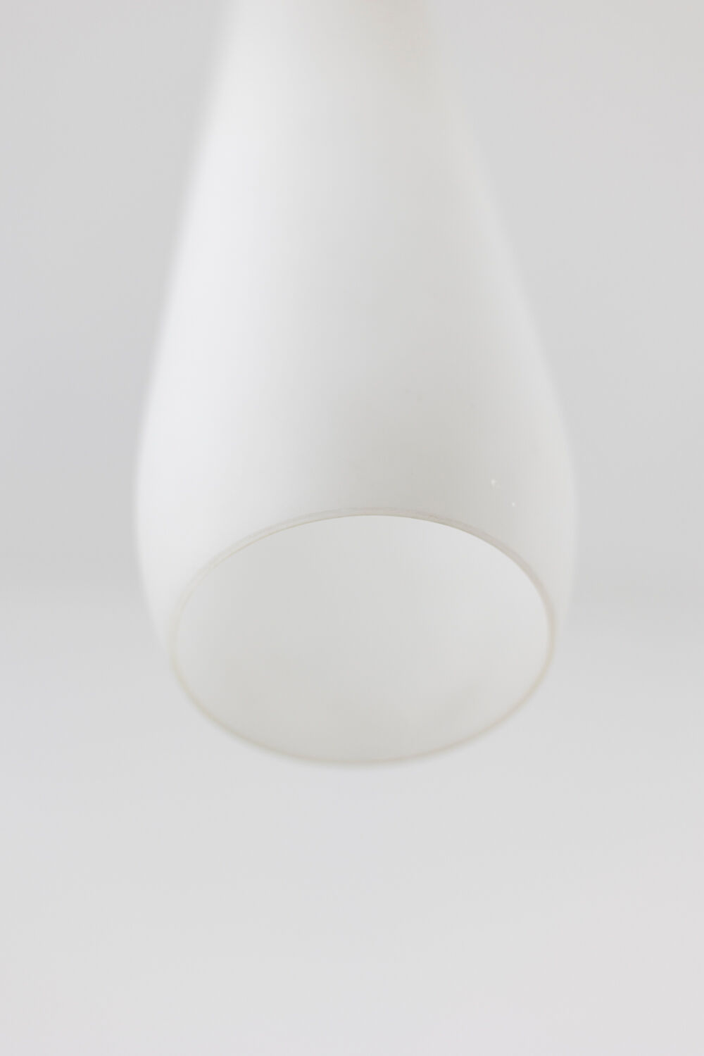 Suspension in opaline and teak, 1970s