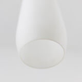 Suspension in opaline and teak, 1970s