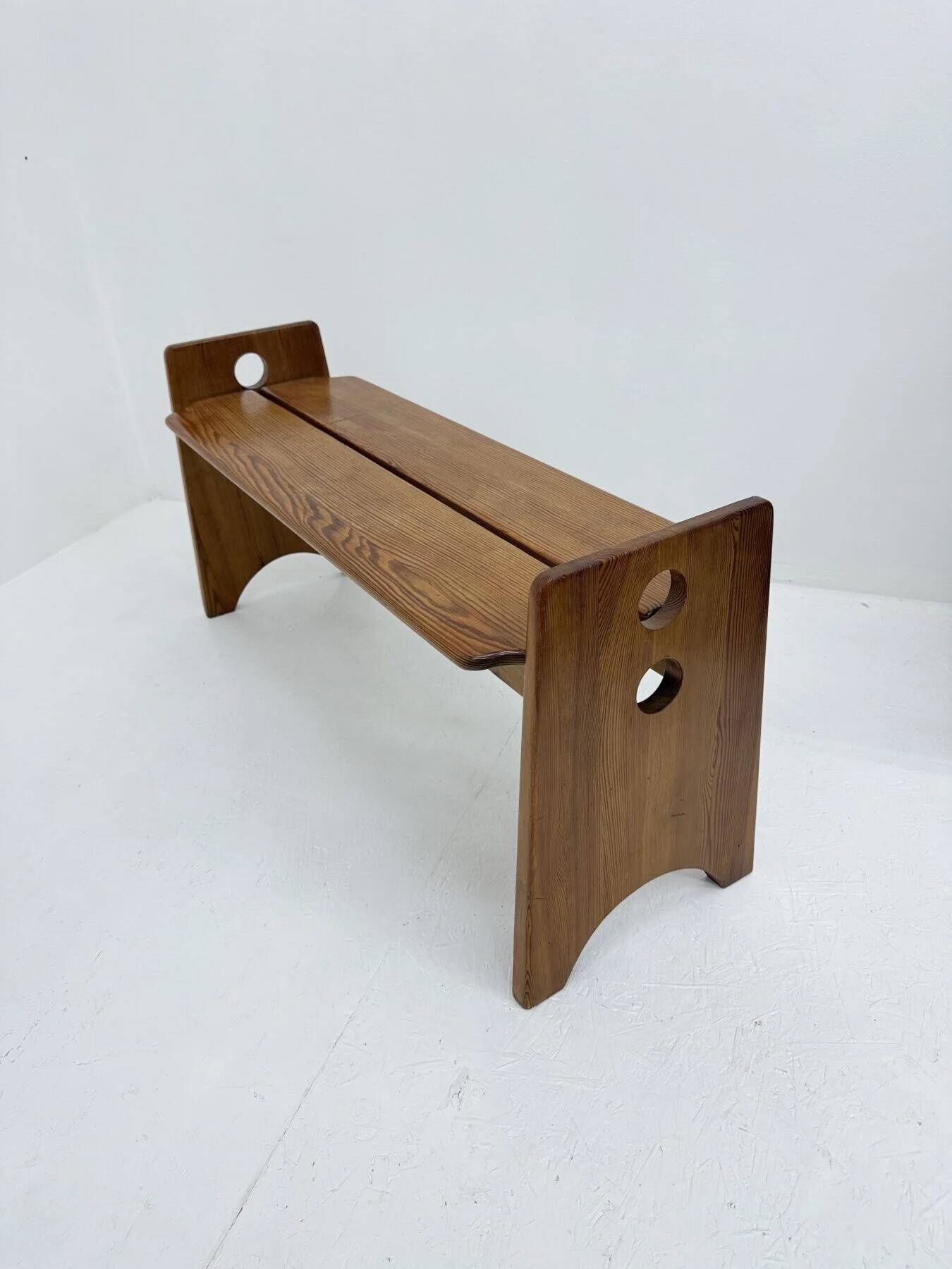 Mid-century modern bench by Gilbert Marklund for Furusnickarn AB, 1960s