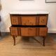 Commode Transition stamped by François Daidé, with a white marble top.