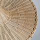 Small suspension, rattan luminaire in hat shape D:60cm