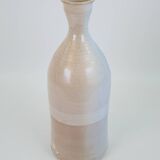 Large ceramic bottle signed Jeannette