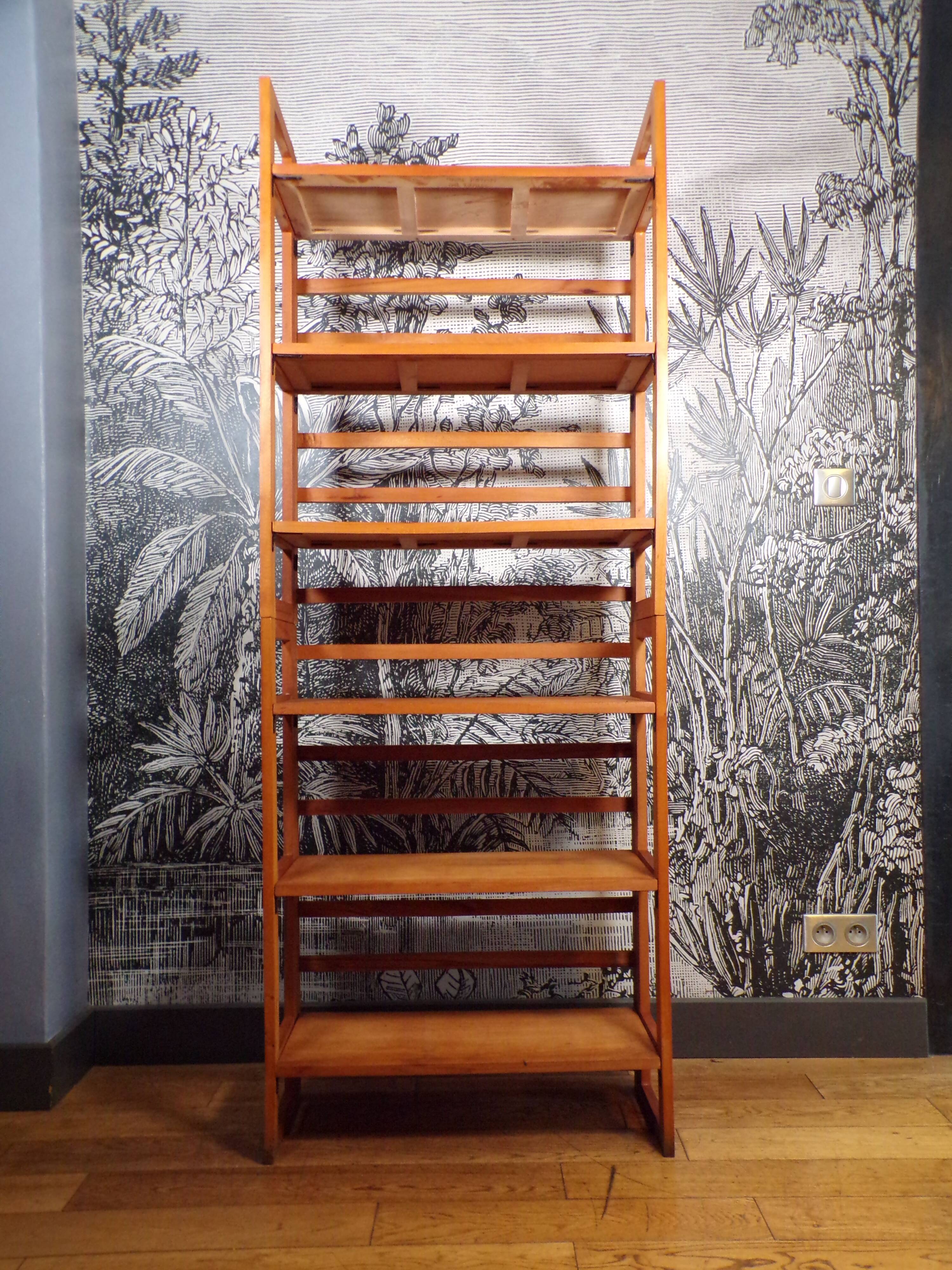 Paire de bibliothèques de bouquiniste pliables