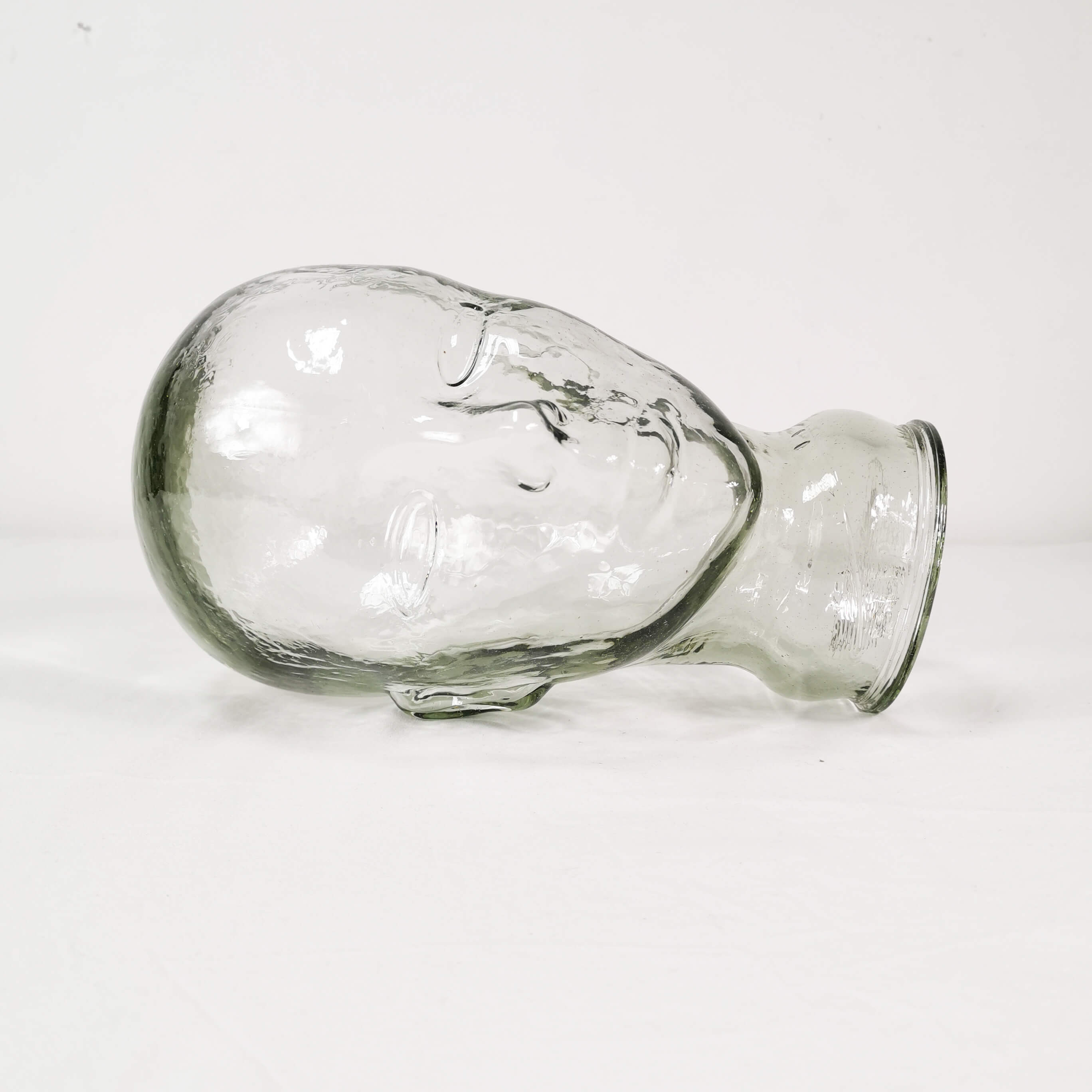 Modernist glass head, Germany, 1970s