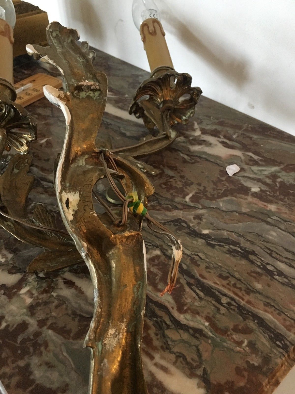 Pair of Louis XV style wall sconces