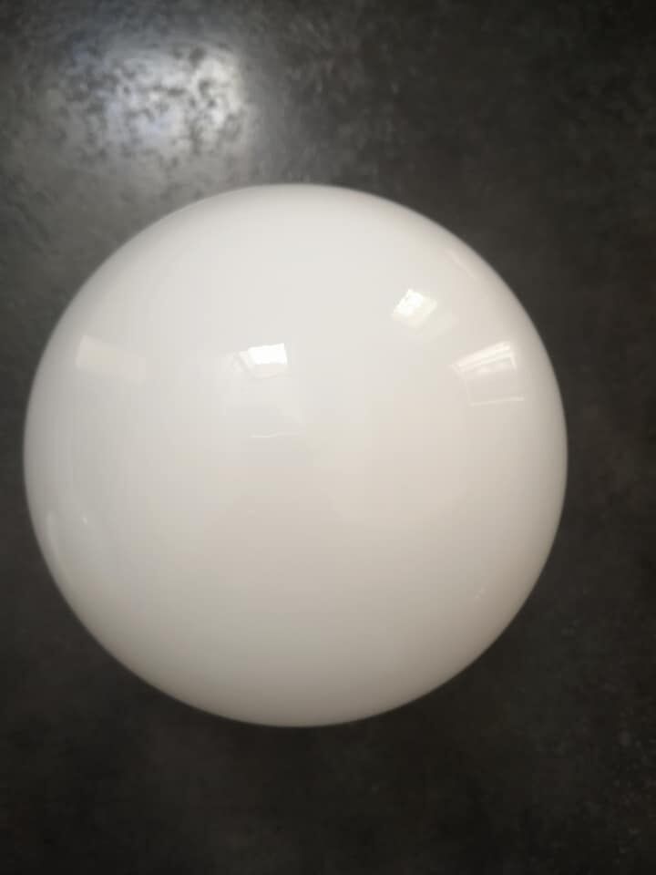 Ceiling lamp old opal globe white porcelain Ø 15cm Art Deco 1930 SMALL MODEL TBE