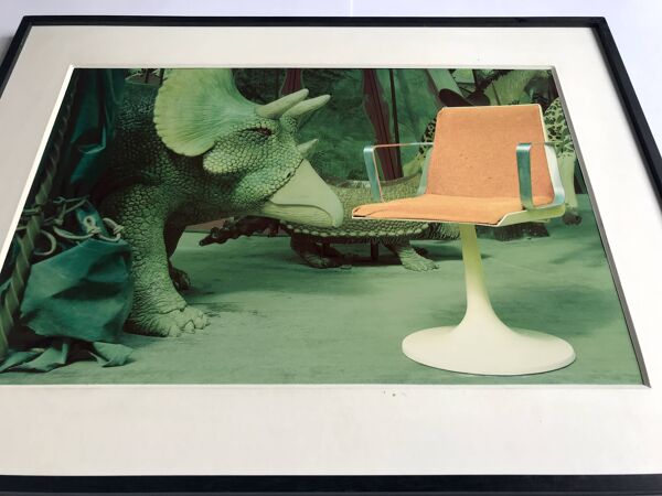 Tirages d'expo pour les 30 ans de la chaise d’Allibert, éditée dans les 70