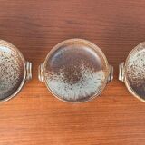 Vintage ceramic bowls from the Danish studio Aase & Leif Vange Keramik, set of 3.