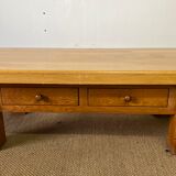 Solid wood coffee table