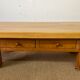 Solid wood coffee table
