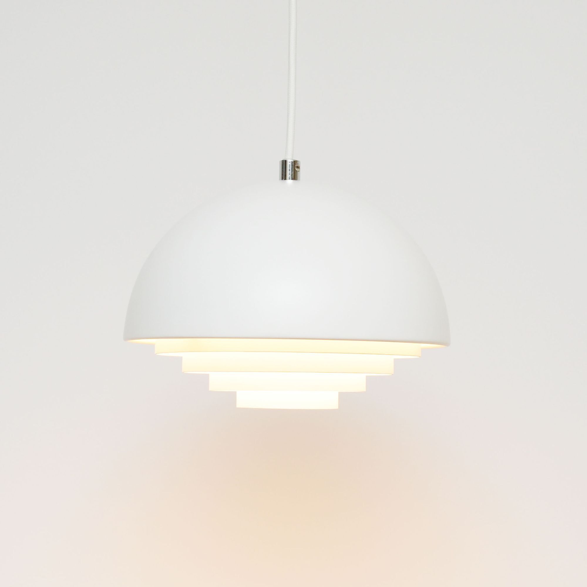 White Scandinavian lamp, 1990s
