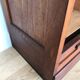 Vintage curtain binder in solid oak 5 shelves