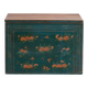 Coffre ancien polychromé en bois de pin – Chine, vers 1900