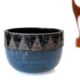 Mid-century modern Scandinavian bowl by Inger Persson for Rörstrand, 1970s