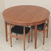 Table de repas et 4 chaises par Hans Olsen pour Frem Rojle  Danemark